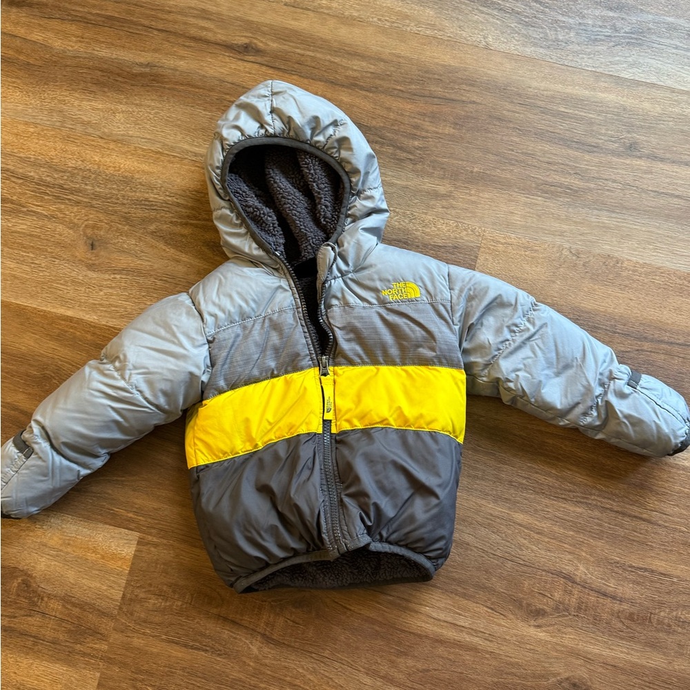 Northface fleece lined coat